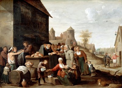 Les sept œuvres de miséricorde corporelle - David Teniers the Younger